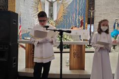 ROCZNICA PIERWSZEJ KOMUNII ŚWIĘTEJ 2021